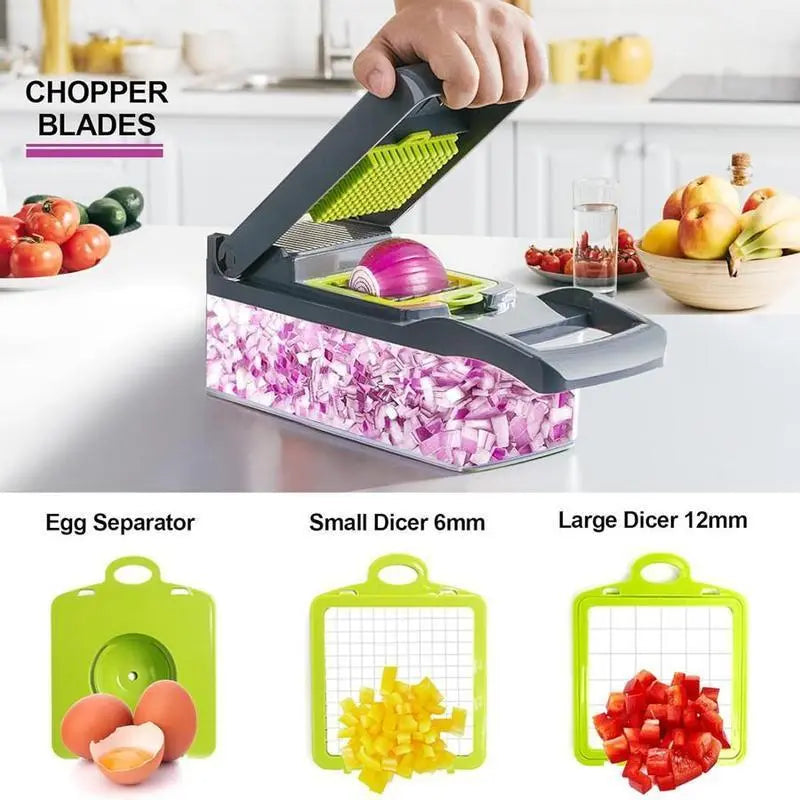 Vegetable Chopper and Grater Set