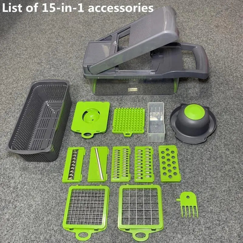 Vegetable Chopper and Grater Set