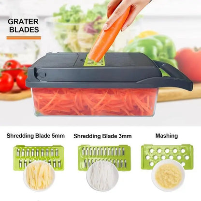 Vegetable Chopper and Grater Set