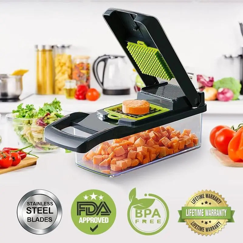 Vegetable Chopper and Grater Set